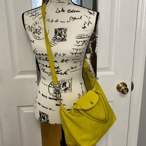Longchamp Yellow Crossbody Bag